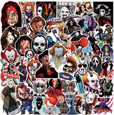 50X Horror Films Vinyl Graffiti Sticker Bomb Skate Laptop PVC Stickers Car Decal