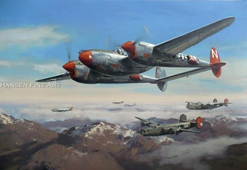 Lockheed lightning 82nd - p-38,