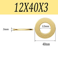 Copper Brass Sealing Washers Metric M3 M4 M6 M8 M10 M12 ~ M24  Sump Plug Washer