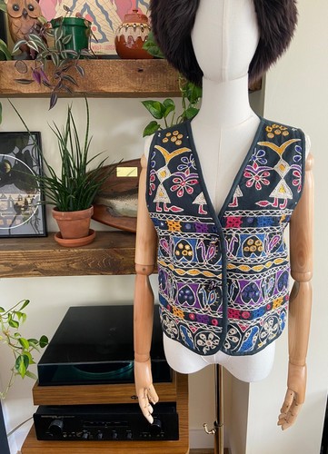 Vintage indian embroidered - indian,