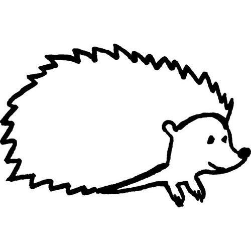 Spiky hedgehog unmounted - hedgehog',