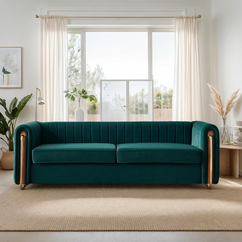 Velvet deep channel - channel, tufted
