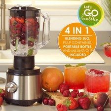 Salter 4 in 1 Smoothie Maker Blend Juice Grind 2 Speed/ Missing 600ml Bottle