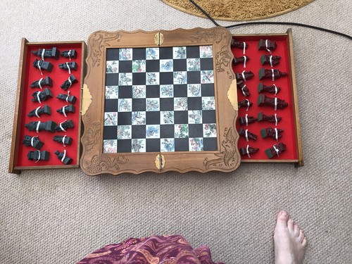 Vintage oriental chinese chess - vintage,