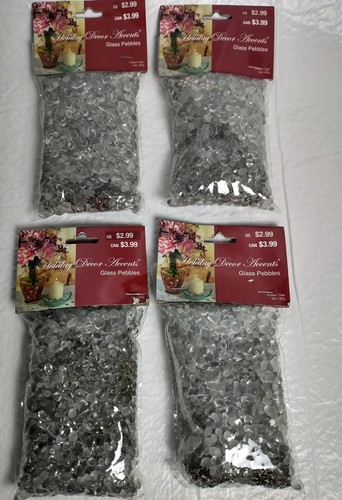 Glass pebbles vase - glass, filler