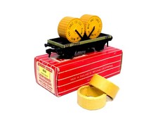 RARE HORNBY DUBLO 2 RAIL EXPORT 4846 LOW SIDED CABLE WAGON NR MINT UNUSED BOXED