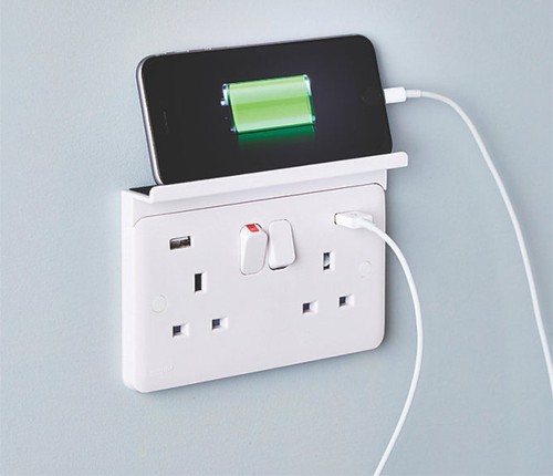 Technology shelf for mains - shelf,