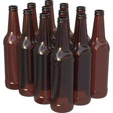 Brown Glass Beer Bottles 500ml