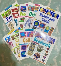 Set of 9 step by step Children’s Art And Craft Books Educational teaching school