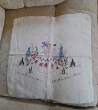 Two Vintage Embroidered