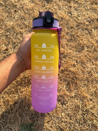 Sports water bottle gym - water,