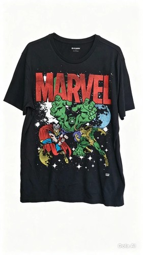 Old navy marvel comics black - marvel,