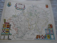 Johan Blaeu Map of Warwick