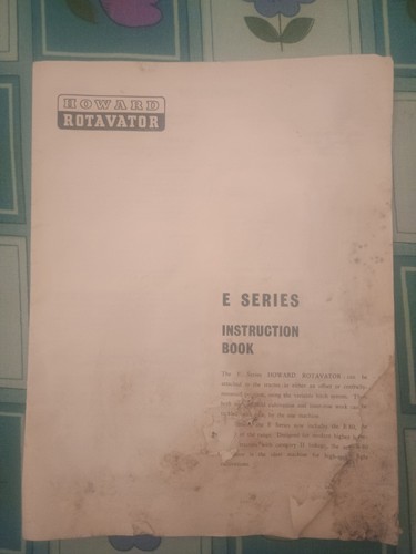 Howard rotivator series - howard, e