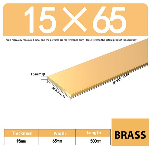 Brass flat bar strip 2mm - bar, 3mm
