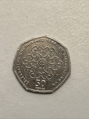 Girl guides 50p - girl, 2010