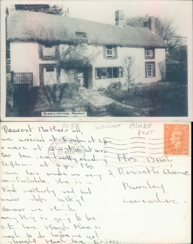 Blake cottage felpham - cottage, sussex