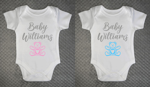 Personalised baby grow - personalised,