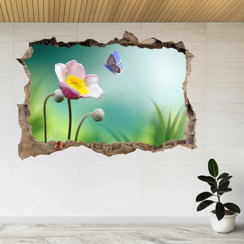 Pink flower spring - morning, 3d