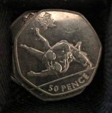 London Olympic 2012 50p Coins - Judo - FREE POSTAGE