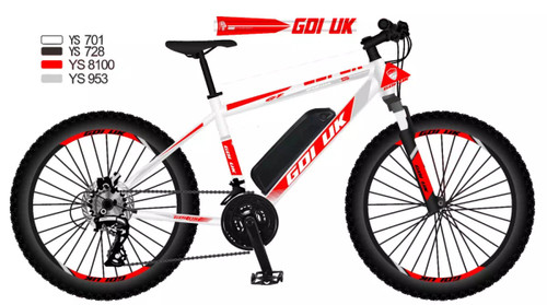 Electric bike pedal power - pedal,