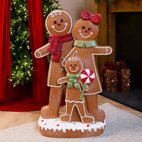 90cm giant gingerbread family - 90cm,
