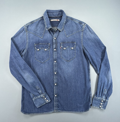 Levi denim western - denim, shirt