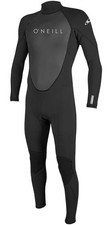 2025 O'Neill Mens Reactor II 3/2mm Back Zip Wetsuit - Black