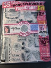 Papercrafter #143 Magazine 35 Debbie Moore Stamps Bonus Brand New Sealed!