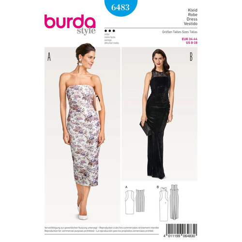 Burda 6483 evening - burda,