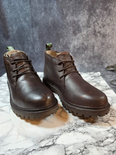 Barbour leather chukka boots - leather,
