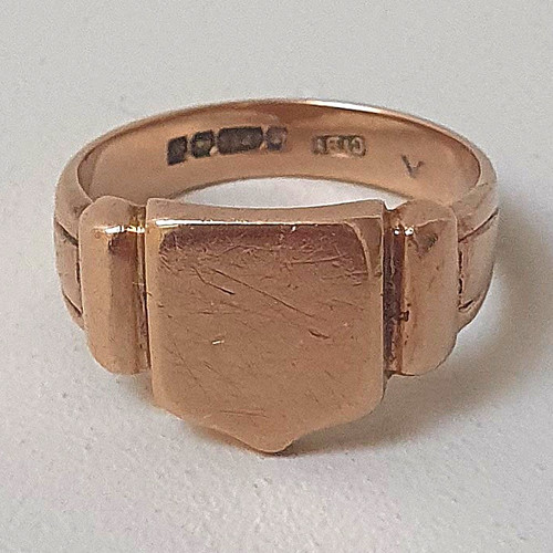 Antique 1920 art deco 9ct - antique,