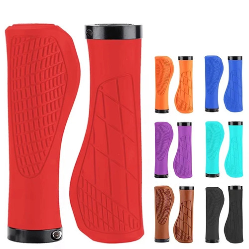Rubber lock handlebar grips - rubber,