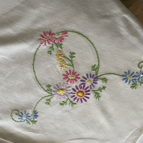 Handmade tablecloth table