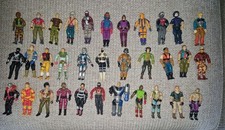 GI Joe Hasbro 33 X FIgures 1980-90s Vintage retro Figures