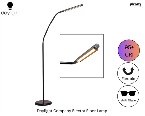 Led floor lamp - led, black