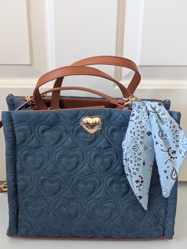 Betsey johnson blue quilted - johnson,