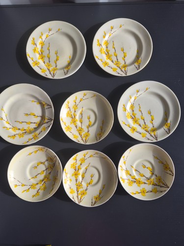 Crown staffordshire plates - 8, x