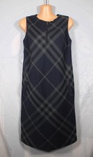 NEXT navy blue & grey plaid