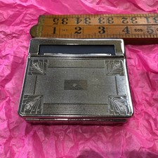 Stylish, Vintage, Art Deco, Floral Design, Cigarette Rolling, Carrying Case.