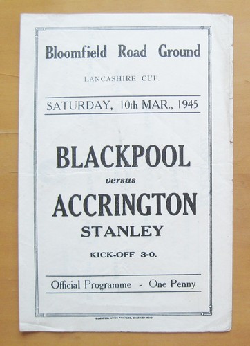 Blackpool accrington stanley - blackpool,