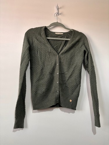 Skunkfunk green knit - knit, cardigan