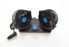 12V Double Fan 360 degree Car Bus Truck Motorhome Camper Caravan Box Van Cab 4x4