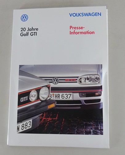 Press kit years golf gti - kit, vw