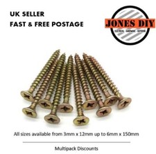 WOOD SCREWS 3x10mm - 6x150mm