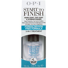 Opi Start To Finish 3-In-1 Treatment 15ml ~ FORMALDEHYDE FREE FORMULA ~
