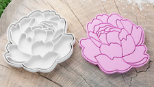 Peony Cookie Cutter / Fondant / Icing