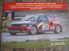 COMPOMOTIVE BRITISH RALLYCROSS CHAMPIONSHIP 1998 ADVERT A4 FILE 41