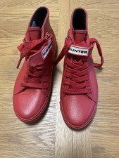 Hunter Ankle Wellies UK Size 6 Red