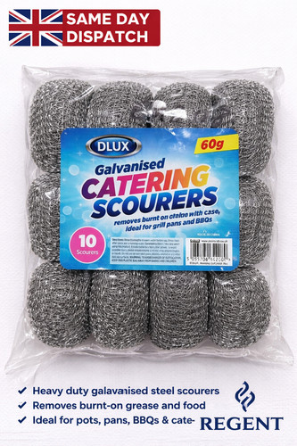 Galvanised catering scourers - catering,